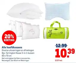 Makro Alle hoofdkussens aanbieding
