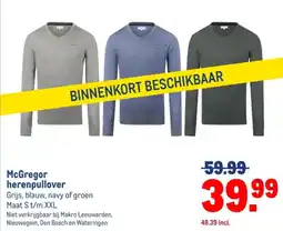 Makro McGregor herenpullover aanbieding