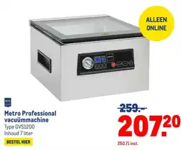 Makro Metro Professional vacuüm machine aanbieding