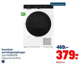 Makro Inventum warmtepompdroger aanbieding