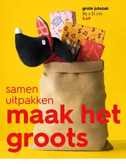 HEMA grote jutezak aanbieding