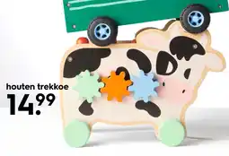 HEMA houten trekkoe aanbieding