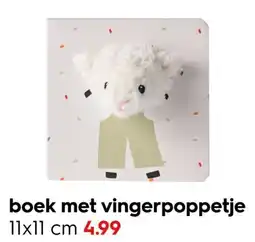 HEMA boek met vingerpoppetje aanbieding