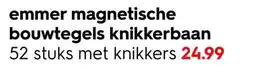 HEMA emmer magnetische bouwtegels knikkerbaan aanbieding