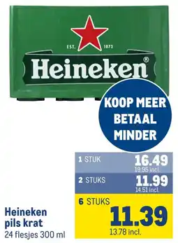 Makro Heineken pils krat aanbieding