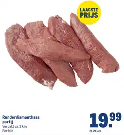 Makro Runderdiamanthaas aanbieding
