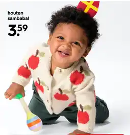 HEMA Houten sambabal aanbieding