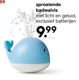 HEMA Sproeiende badwalvis aanbieding