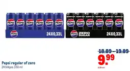 Makro Pepsi regular of zero aanbieding