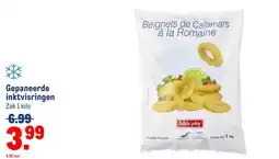 Makro table plus Gepaneerde inktvisringen aanbieding