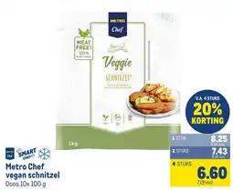 Makro Metro Chef vegan schnitzel aanbieding