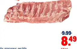 Makro vlees aanbieding