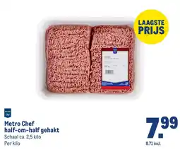 Makro Metro Chef half-om-half gehakt aanbieding