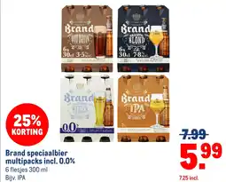 Makro Brand speciaalbier multipacks incl. 0.0% aanbieding