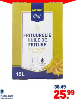 Makro Metro Chef frituurolie aanbieding
