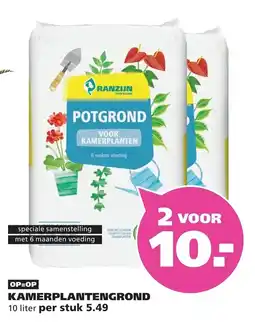 Ranzijn Ranzun potgrond voor kamerplanten aanbieding