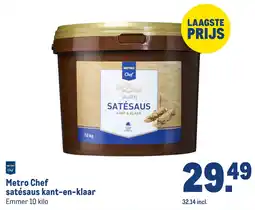 Makro Metro Chef satésaus kant-en-klaar aanbieding