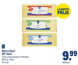 Makro Metro Chef 48+ kaas aanbieding
