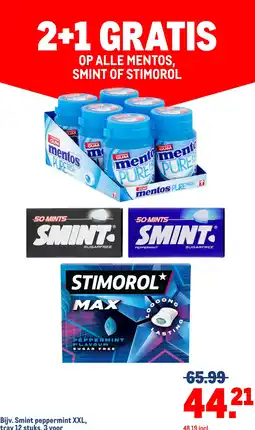 Makro mentos smint stimorol aanbieding