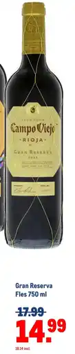 Makro Campo Viejo Rioja Gran Reserva aanbieding