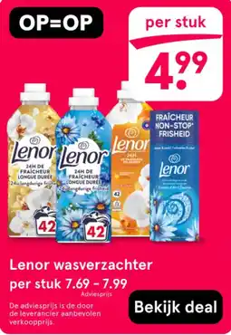 Etos Lenor wasverzachter aanbieding