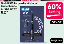 Etos Oral-B iO5 Leopard elektrische tandenborstel aanbieding