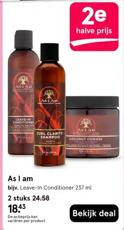 Etos As I am Leave-In Conditioner aanbieding