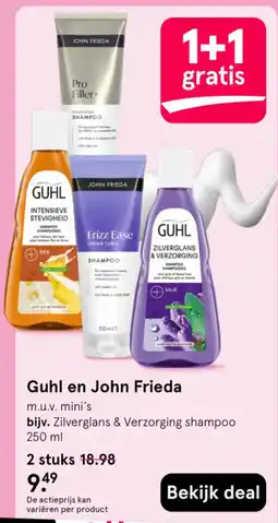 Etos Guhl en John Frieda aanbieding