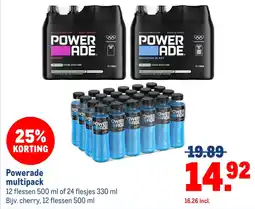 Makro Powerade multipack aanbieding