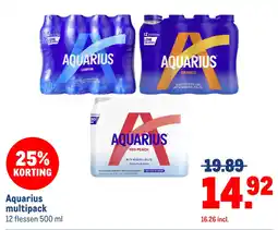 Makro Aquarius multipack aanbieding