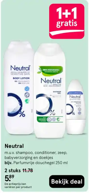 Neutral douchegegel