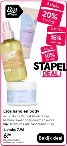 Etos Etos hand en body aanbieding