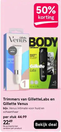 Etos GilletteLabs en Gillette Venus aanbieding