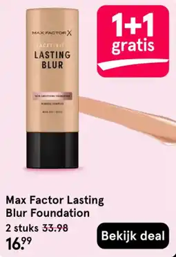 Etos Max Factor Lasting Blur Foundation aanbieding