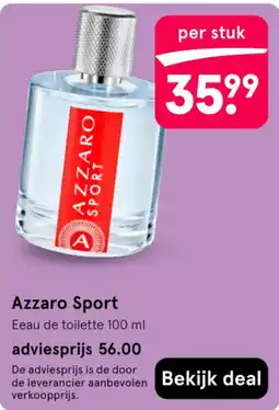 Etos Azzaro Sport aanbieding