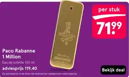 Etos Paco Rabanne 1 Million aanbieding