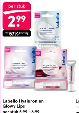Etos Labello Hyaluron en Glowy Lips aanbieding