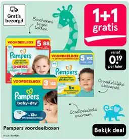 Etos Pampers voordeelboxen aanbieding