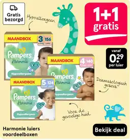 Etos Pampers Harmonie aanbieding