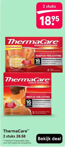 Etos Thermacare warmte kompressen aanbieding