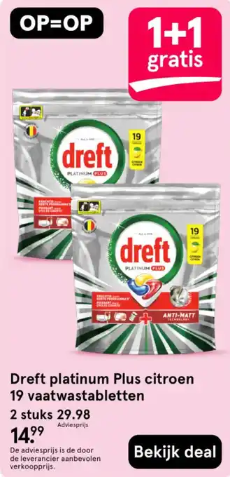 Dreft platinum Plus citroen