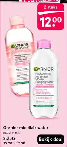 Etos Garnier micellair water aanbieding