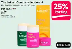 Etos The Lekker Company deodorant aanbieding