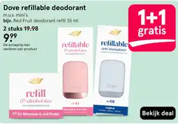 Etos Dove refillable deodorant aanbieding