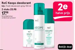Etos RoC Keops deodorant aanbieding