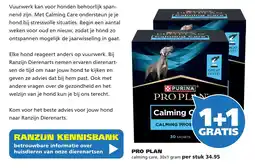 Ranzijn purina pro plan calming care aanbieding