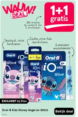 Etos Oral-B Kids Disney Angel en Stitch aanbieding