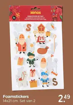 Xenos Foamsticker set Sint aanbieding