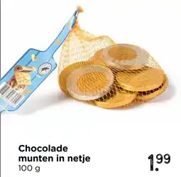 Xenos Chocolade munten in netje aanbieding