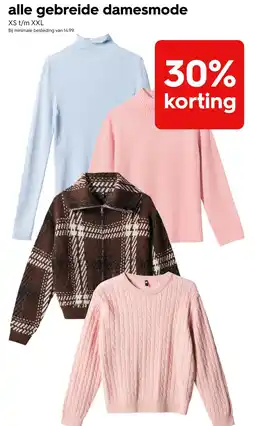 HEMA alle gebreide damesmode aanbieding